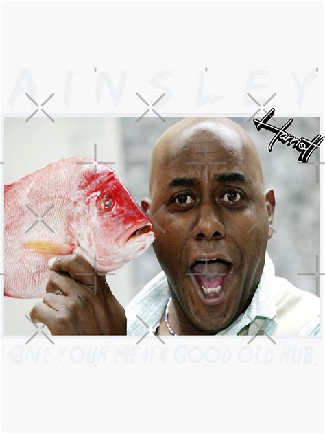 The Birthday Boy Ainsley Harriott Vintage Style Art Sticker For Sale