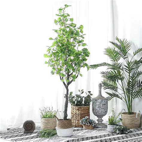 Large Indoor Simulation Ginkgo Tree Artificial Flower Manufacturers