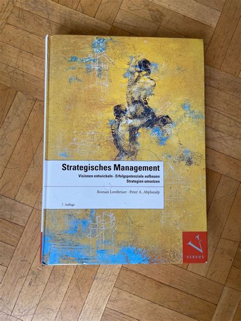 Strategisches Management Buch 7 Auflage für Studium Kaufen auf Ricardo