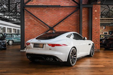 Jaguar F Type White Coupe