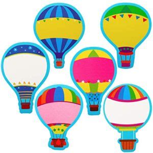 Pieces Hot Air Balloons Cut Outs Hot Air Balloon Bulletin Board Set Colorful Hot Balloons