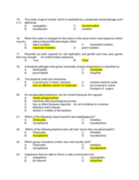 Solution Microbiology Practice Test With Answers O Mcq Studypool