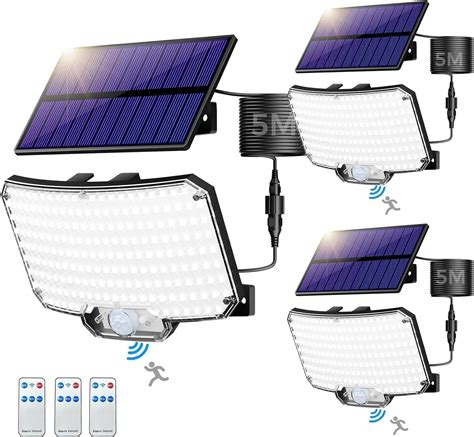 Intelamp Solar Light Outdoor Mah Lm Solar Motion Sensor Flood