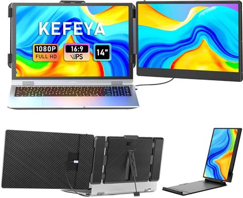 Kefeya Laptop Screen Extender Fhd P Ips Laptop Monitor