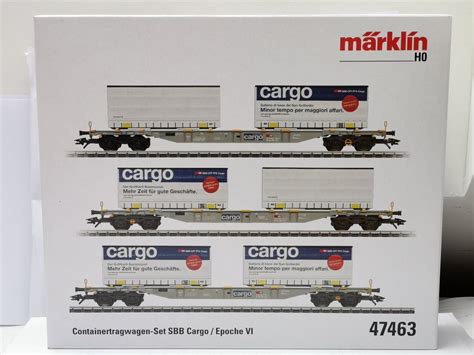 M Rklin H Containertragwagen Set Sbb Cargo Kaufen Auf Ricardo