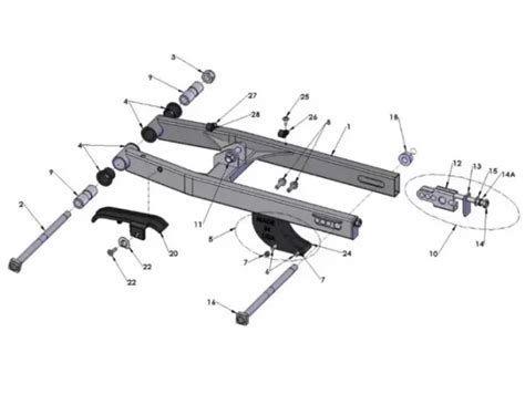 Swingarm Welded Assembly Jr Cobra Moto Australia