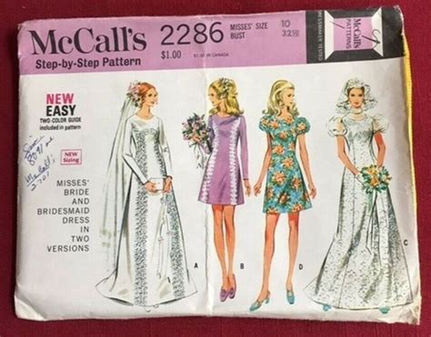 Mccalls Wedding Gown Patterns