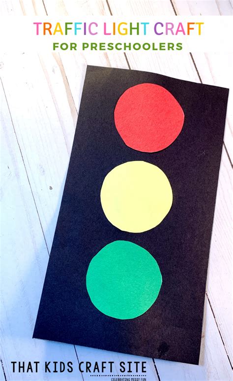 Traffic Light Craft for Preschoolers - That Kids' Craft Site