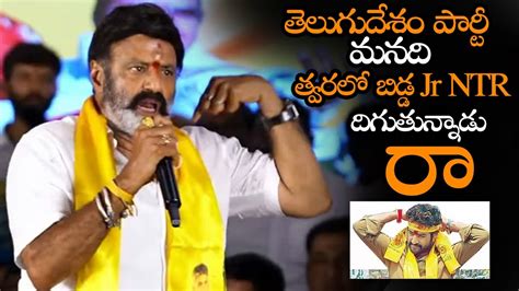 Tdp Jr Ntr Balayya Comments On Jr