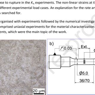 a) Microstructure of the martensitic high strength steel AISI 52100 ...