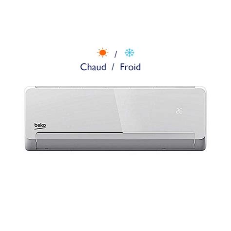 BEKO Climatiseur CFBAFDA R410 9000 BTU Chaud Froid