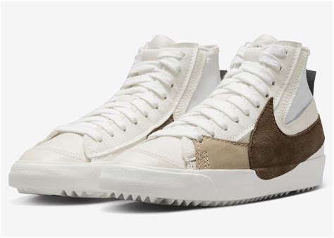 Nike Blazer Mid 77 Jumbo With Brown Suede Swooshes Sneakers Cartel