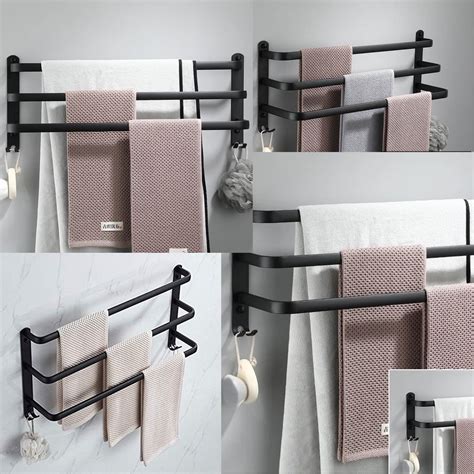 Suporte Toalha Banho - Suporte Porta Toalha Banho Triplo Toalheiro Parede Banheiro ...