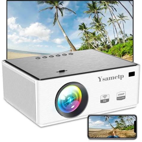 Vid Oprojecteur G Wifi Bluetooth Projecteur Projector Full Hd P