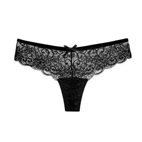 Lingerie Panties Women Thong Plus Size Female Underwear Lace Sexy T Pants Low Waist Panties