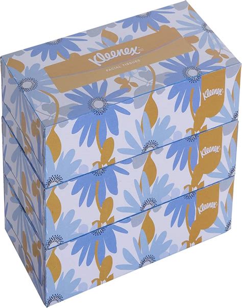 Kleenex 60038 2 Ply Facial Tissue Flat Box 200 Pulls Pack Of 3 Total