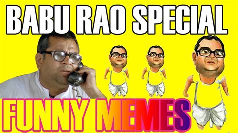 Babu Rao Memes L Funny Scenes L Ye Babu Rao Ka Style Hai Re Baba Youtube