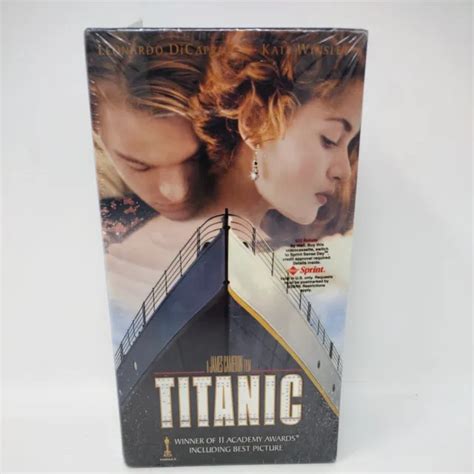 TITANIC LEONARDO DICAPRIO Kate Winslet VHS Tape 2 Set Sealed VGC 7 09