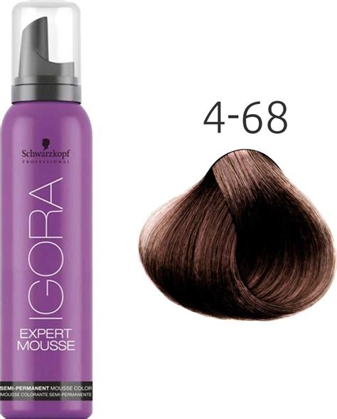 Schwarzkopf Igora Expert Mousse Medium Brown Chocolate Red 100ml