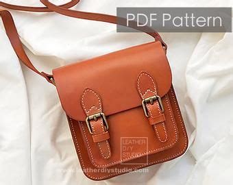 Build Along Leather Saddle Bag Pattern With Instruction How To Pattern