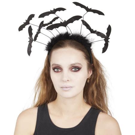 Serre tête Chauve souris Halloween Adulte accessoires Tralala Fêtes fr