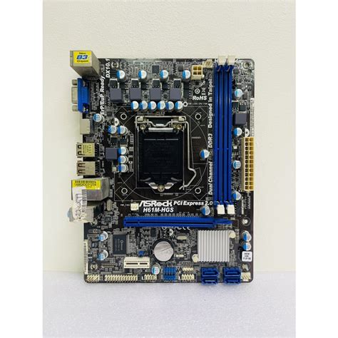 ASROCK H61M HGS Desktop 2ND 3RD GEN Motherboard H61 Socket LGA 1155 I3