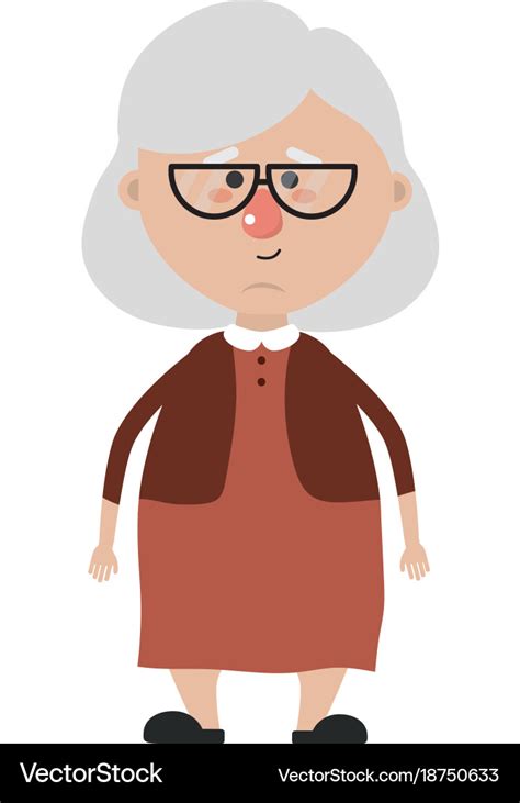 Grandmother Cartoon Design Royalty Free Vector Image