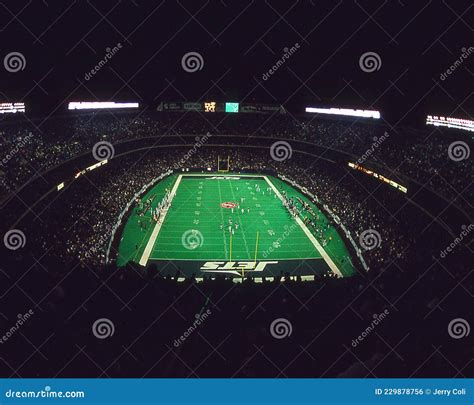 NY Jets At Old Meadowlands Stadium Editorial Image | CartoonDealer.com ...