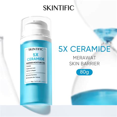 Jual Skintific Big Size 5x Ceramide Barrier Moisture Gel 80g Cream Pemutih Wajah Calming