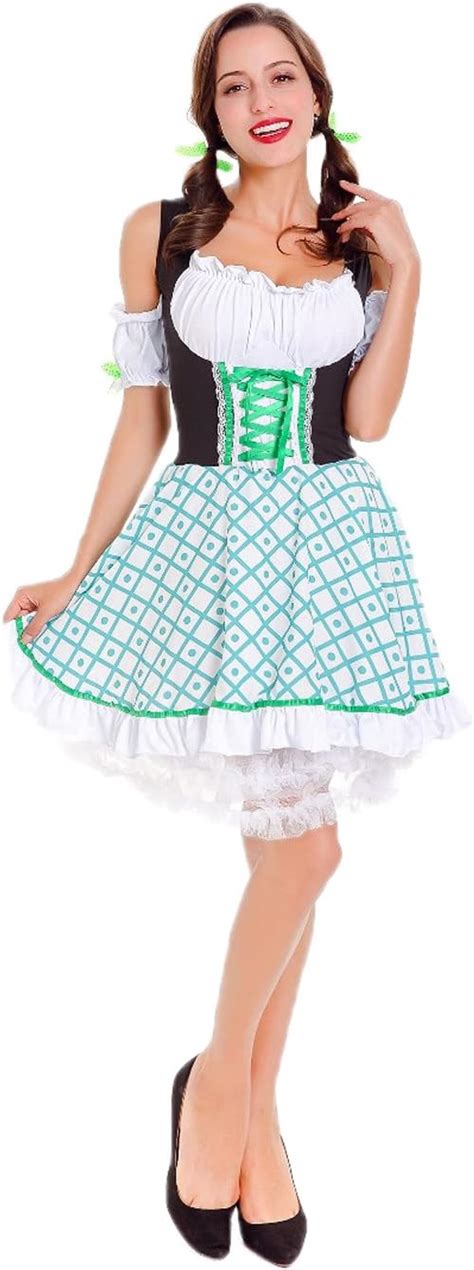 Jj Gogo Bavarian Maid Costume Sexy Bavarian German Dirndl