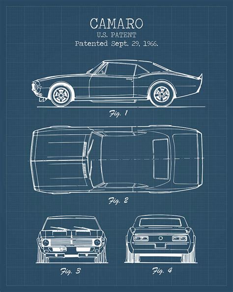 Camaro Blueprints For 3d Modeling