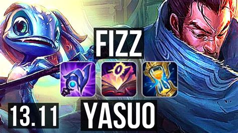 Fizz Vs Yasuo Mid 15 0 4 Legendary 7 Solo Kills 1300 Games