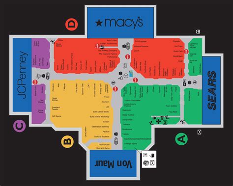 Mall Of America Map Of Stores Map