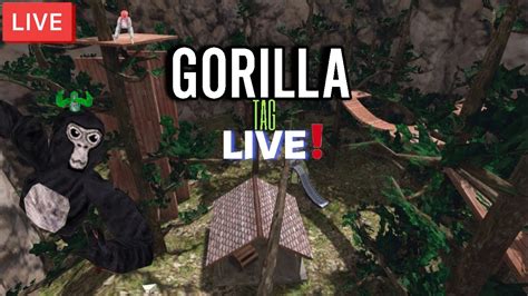 Gorilla Tag Live With Viewers Mini Games And More Youtube