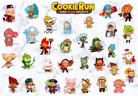 Cookie Run Kingdom Png Bundle Cookie Run Png Cookie Run Clip Etsy