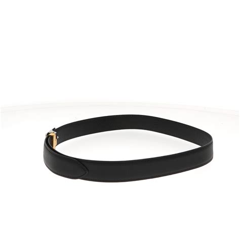 Cartier Belt In Black Leather Fancy Lux