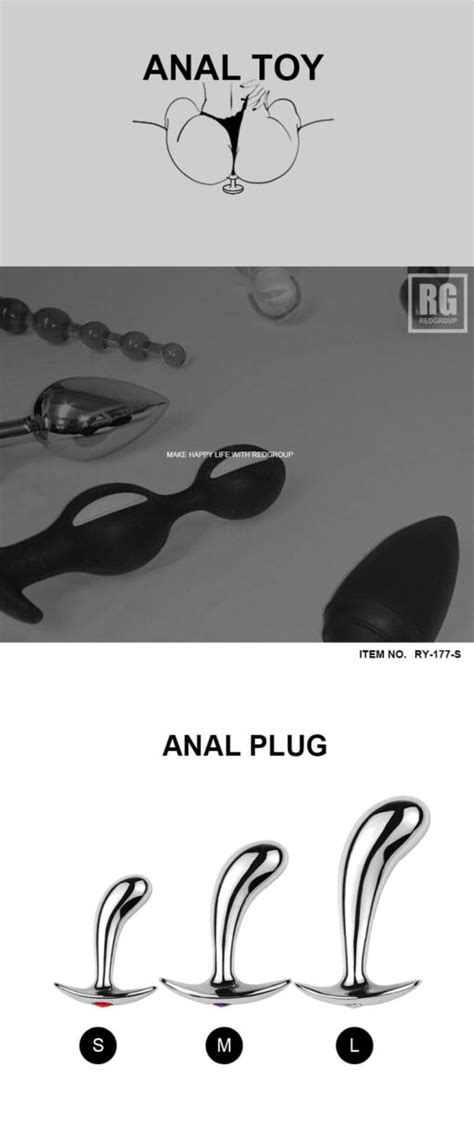 Prostate Massager Metal 3 Sizes Sex Shop Korea