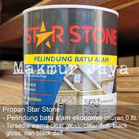 Jual Propan Star Stone Cat Pelindung Dinding Batu Alam Clear Gloss