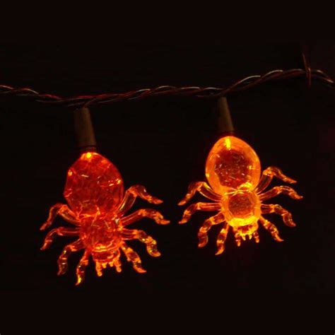 LED Spider Lights String Set Northern Lights And Trees