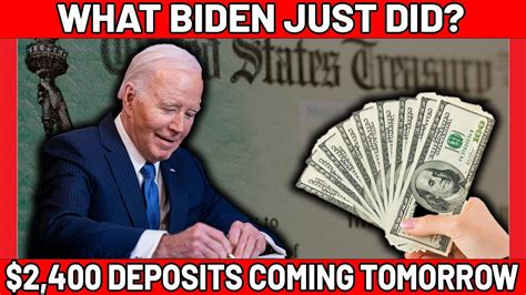 What Biden Just Did 2 400 Deposits Coming Tomorrow For Social