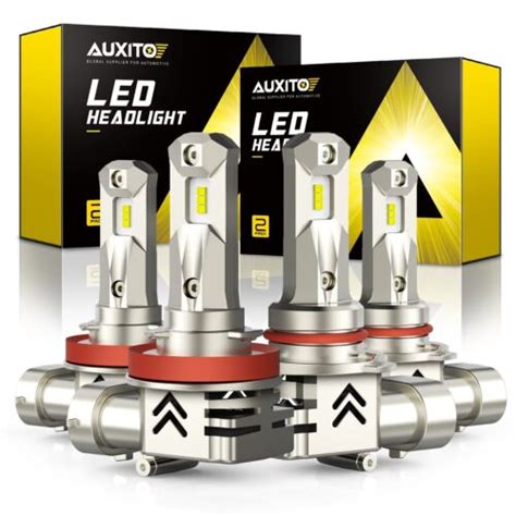 Pc Auxito Combo H Led Headlight Conversion Kit High Low Beam