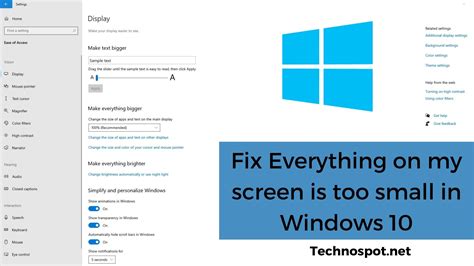 How To Fix Everything On My Screen Is Too Small In Windows 1110