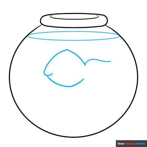 How To Draw An Easy Fish Bowl Really Easy Drawing Tutorial