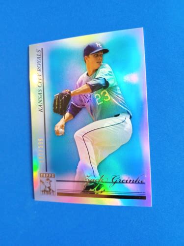 Topps Tribute Zack Greinke Blue Parallel Kansas City