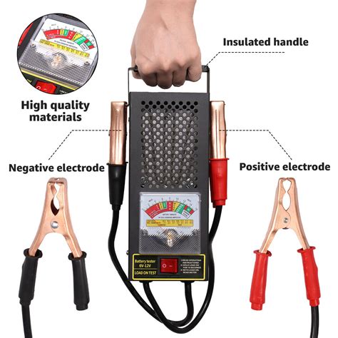 Car Battery Load Tester 6v 12v 100amp Stainless Steel Automotive Battery ⚘ Ebay