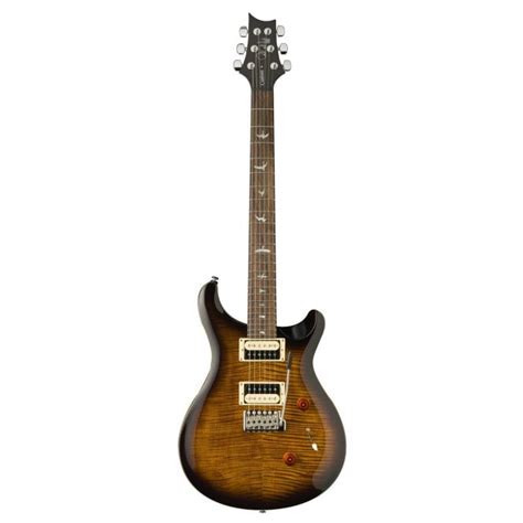 Prs Se Custom Electric Guitar Black Gold Sunburst Electric From