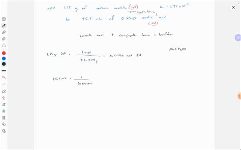 Solved Calculate The Ph Of A Solution Prepared By Dissolving G Of