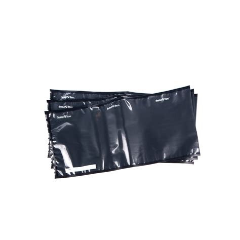 Vacuum Seal Storage Bags, Black & Clear, 11"x24"