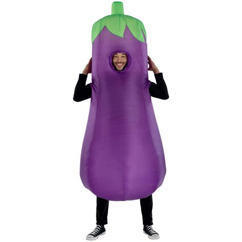 Eggplant Inflatable Costume For Adults Party Expert