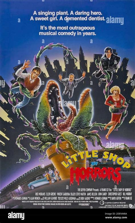 Little Shop Of Horrors Poster For 1986 Warner Bros Film Stock Photo Alamy